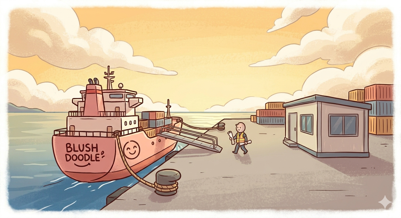 Shipping routes visualization